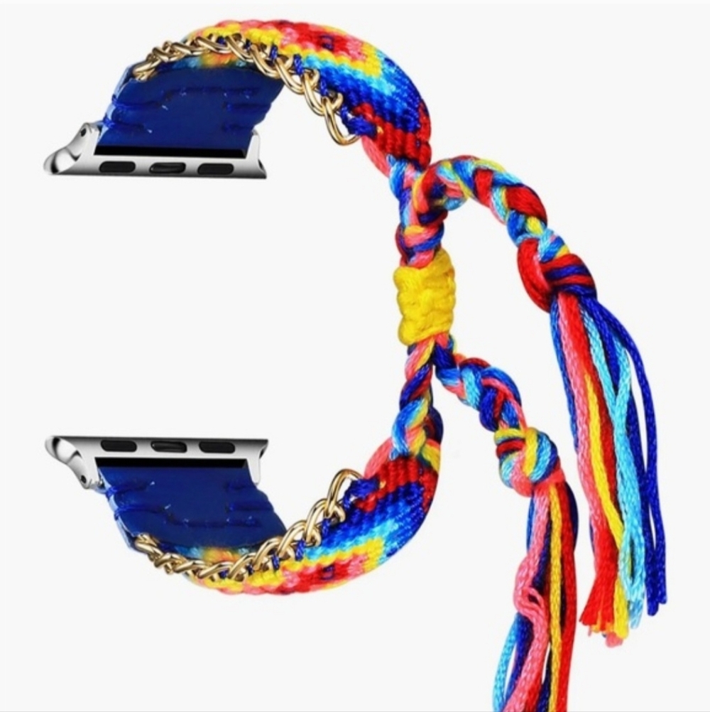 Friendship Bracelet Apple Watch® Watchband-38/40/41mm-NIB - Picture 3 of 4